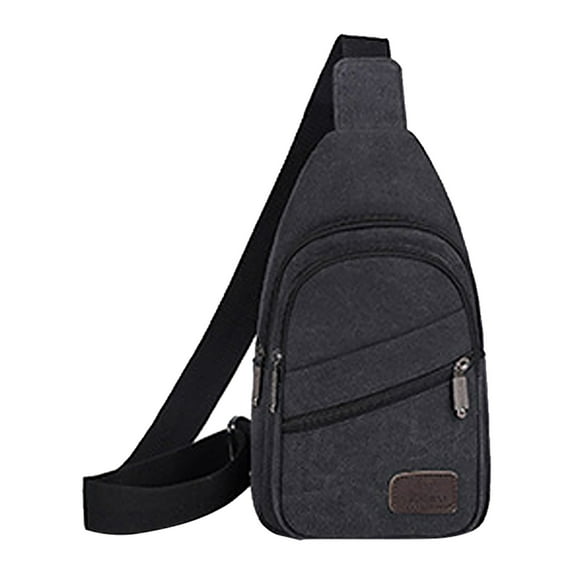 NOKIO Stylish Chest Sling For Men, Trendy Chest Pouch For Guys, Chest Sling Pack For Men, Outdoor Chest Bag For Guys, 2024 Men's New Casual Solid Color Simple One Shoulder Messenger Bag