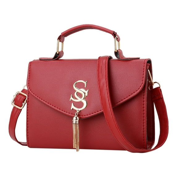 NOKIO Stylish Crossbody Purses For Ladies, Women'S One-Shoulder Crossbody Bag, Crossbody Purses For Women Casual Crossbody Bag Adjustable Strap Shoulder Bag With Tassel Decoration