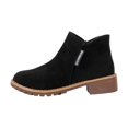 thumbnail image 1 of NOKIO Stylish Women'S Ankle Boots Elegant Women'S Short Boots Minimalist Side Zipper Boots For Women Ankle Boots Short Boots Single Shoes For Ladies Casual Shoes Women'S Edgy Short Booties, 1 of 6