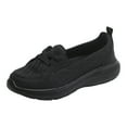 thumbnail image 1 of NOKIO Stylish Women'S Platform Loafers Women'S Memory Foam Workout Shoes Women Casual Shoes Fashionable Simple And Solid Color Lace Up Thick Soles And Soft Soles Lightweight Non Slip Shoes, 1 of 9