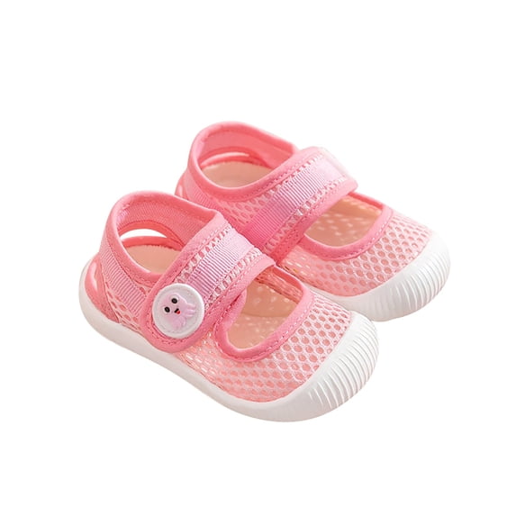 NOKIO Summer Baby Shoes Breathable Mesh Soft Sole Sandals Non-Slip First Walkers for 0-3 Years Old Boys Girls Lightweight Playtime Footwear