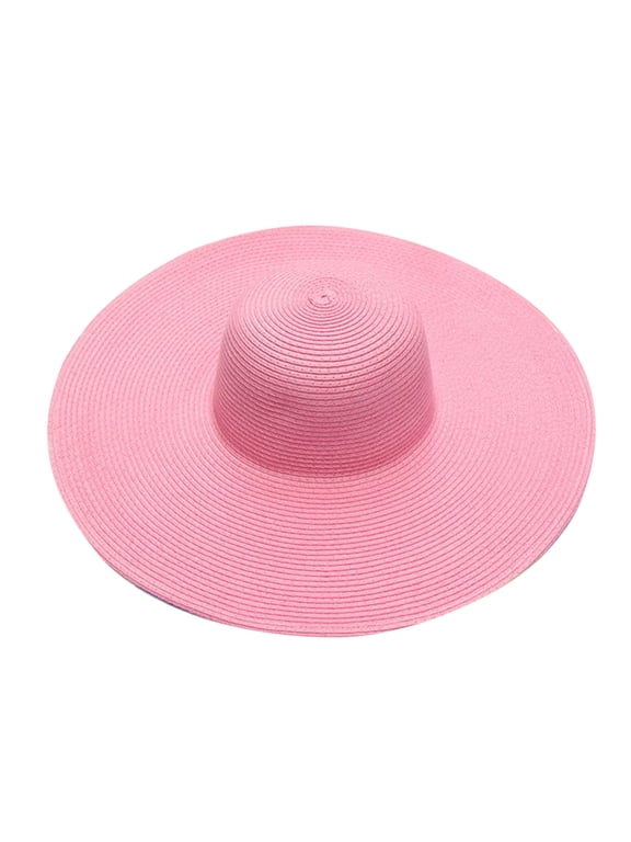 Summer Hats For Women Wide Bongrace Women Straw Beach Hat Little Girl Sun Cap Foldable Ladies Hats Ladies Straw Hat Summer Travel Sunscreen Sun hat Beach hat Folding hat