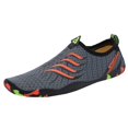 thumbnail image 1 of NOKIO Summer Water Shoes Men Quick-Drying Non-S𝗅ip Sport Shoes Lightweight S𝗅ip On Sneakers Wide Width Wading Bar𝖾𝖿oot Shoes Hiking Swimming Diving Shoes, 1 of 8