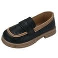thumbnail image 1 of NOKIO Toddler Girls Mary Jane Shoes School Uniform Flats Princess PU Leather Flats for Party Girl's Mary Jane Dress Shoes Ballet Flats Party Princess Wedding School Uniform Shoes, 1 of 6