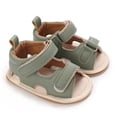 thumbnail image 1 of NOKIO Toddler Girls' Slip-On Sneakers Kids' Comfortable Flats Girls' Closed Toe Sandals Baby Girls Boys Sandals Summer Beach Shoes Outdoor Casual Slipper Toddler First Walking Princess Sandals, 1 of 4