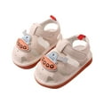 thumbnail image 1 of NOKIO Toddler Lightweight Sandals Kids' Leather Sandals Little Child Girls Sandals Soft Sandals Lightweight Breathable Non Slip Fashion Cute Children's Leisure Sports Beach Sandals, 1 of 6