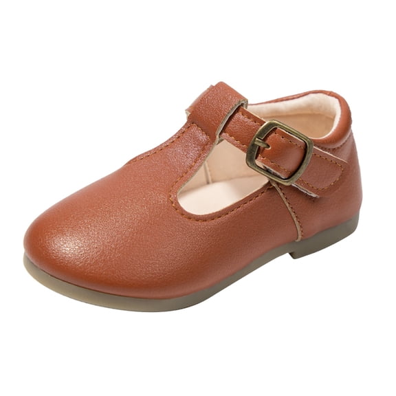 NOKIO Toddler Little Girl Mary Jane Dress Shoes Ballet Flats for Girl Party School Shoes Bowknot Princess Shoes Single Shoes Children Dance Shoes Girls Party School Shoes