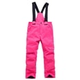 thumbnail image 1 of NOKIO Toddler Snow Pant | Winter Ski Bibs W Cargo Stash Pocket | Insulated Snowsuit For Girls & Boys Baby Boys Girls Snowsuit Waterproof Insulated Ski Snow Bibs Overalls, 1 of 9