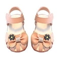 thumbnail image 1 of NOKIO Toddler Walking Sandals Toddler Leather Sandals Kids Summer Sandals Toddler Girls' Sandals Shoes Children'S Sandals Toddler Shoes Baby Girls Soft Soles Non Slip Princess Shoes, 1 of 8