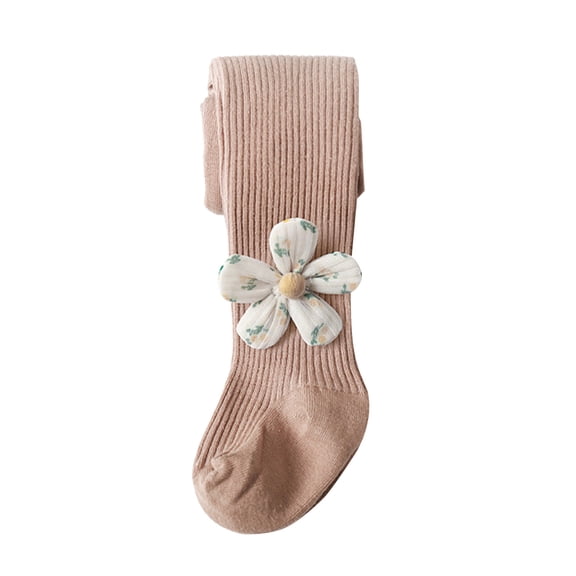 NOKIO Toddler Girls' Footed Tights Baby Girls' Seamless Leggings Socks Toddler Baby Girls Winter Autumn Leggings Pants Warm Outwear Flower Pantyhose