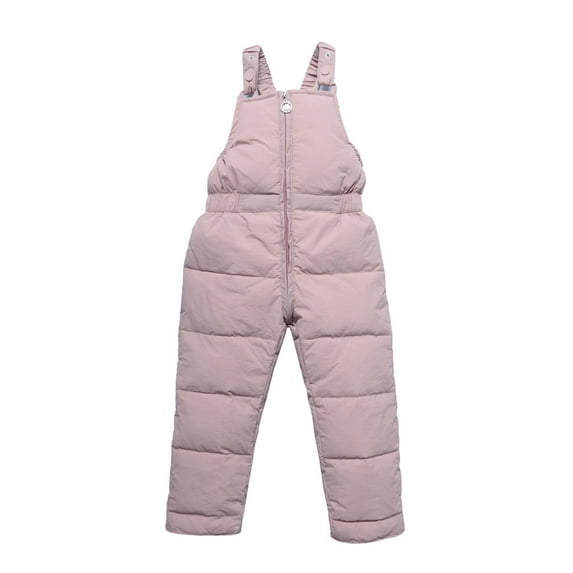 NOKIO Toddler Winter Coat Pants Windproof Pants Girls Thicken Ski Outdoor Winter Overalls Pants Toddler Kids Baby Boys Girls Warm Pants Overall Jumpsuit Winter Trousers Clothes