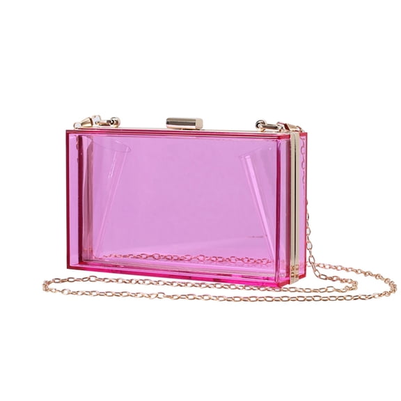 NOKIO Tote Bag With Shoulder Straps Shoulder Bag Women'S Handbag Ladies' Chain Strap Bag Striped Colorful Party Dinner Ladies Handbag With Chain Acrylic Bag Storage Organizer