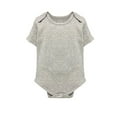 thumbnail image 1 of NOKIO Trendy And Colorful Baby Romper Baby Girls Snap Triangle Romper Toddler Girl Short Sleeve Solid Color Crawling Suit 10 Colors 3 To 24 Months Fashionable Baby Playsuits For The Season, 1 of 4