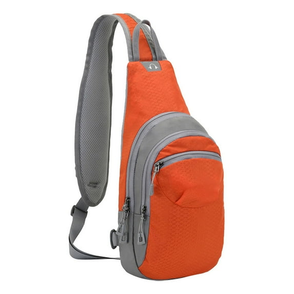 NOKIO Trendy Sports Messenger Bag, Men Women Outdoor Shoulder Bag Zipper Single Shoulder Crossbody Bag Cycling Sports Bag Chest Bag Mountaineering Travel Small Backpack