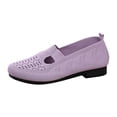 thumbnail image 1 of NOKIO Trendy Women'S Breathable Walking Shoes Summer Women's Hollow Out Breathable Soft Sole Anti Slip Flat Sole Casual Shoes For The Middle Aged And Elderly, 1 of 7