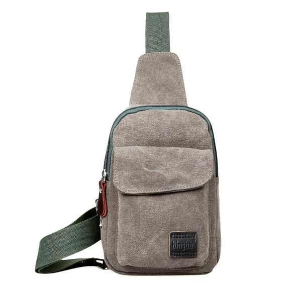 NOKIO Urban Cycling Sling Backpack, Casual Crossbody Bag, Women'S Single Shoulder Chain Bag Canvas Satchel Casual Body Handbag Messenger Shoulder Bag