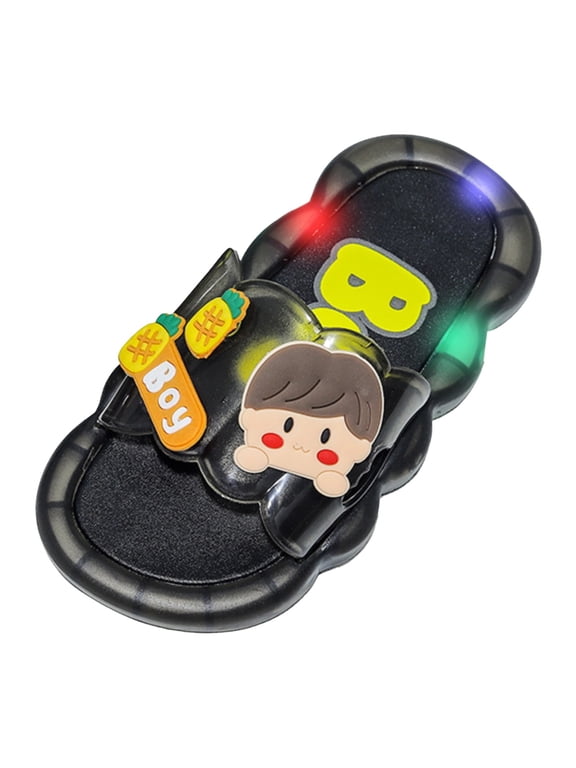 Light-Up Slippers for Children | LED Flashing Sandals | Non-Slip Indoor/Outdoor Shoes | New Design Summer Play Footwear