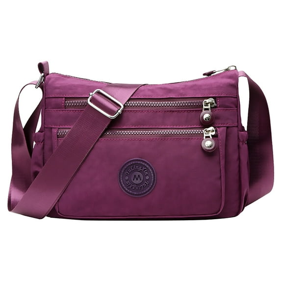 NOKIO Versatile Single Shoulder Handbags For Women, Trendy Single Strap Bags For Women, Men's And Women's Shoulder Bags Outdoor Travel Sports Crossbody Bags Multi Zipper Bags