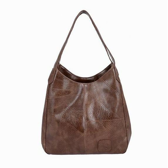 NOKIO Vintage-Inspired Handbags For Women, Ladies One-Shoulder Leather Tote, Women'S Single Strap Chain Purse Fashion Women's Bag Soft Leather Shoulder Bag Multi-Function Large Hand Bag