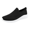 thumbnail image 1 of NOKIO Walking Shoes for Men Breathable Elastic Knit Sneakers Comfortable S𝗅ip On L𝗈afers Lightweight Soft Sole Walking Shoes Wide Width Non-S𝗅ip Athlet𝗂c Shoes, 1 of 5