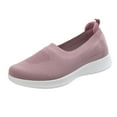 thumbnail image 1 of NOKIO Walking Shoes Women Slip On Sneakers Comfortable Breathable Knit Flats Slip On Breathable Mesh Walking Shoes Women Fashion Sneakers Comfort Flat Loafers, 1 of 9