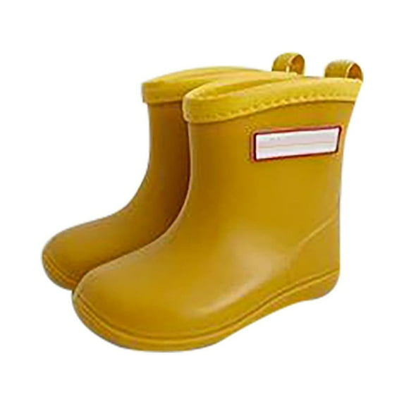 NOKIO Waterproof Rubber Shoes For Kids, Boys' Rainproof Garden Shoes Baby Kids Easy On Rain Shoes Boots For Toddler Little Kid Short Rain Boots Lightweight Rainy Day Shoes