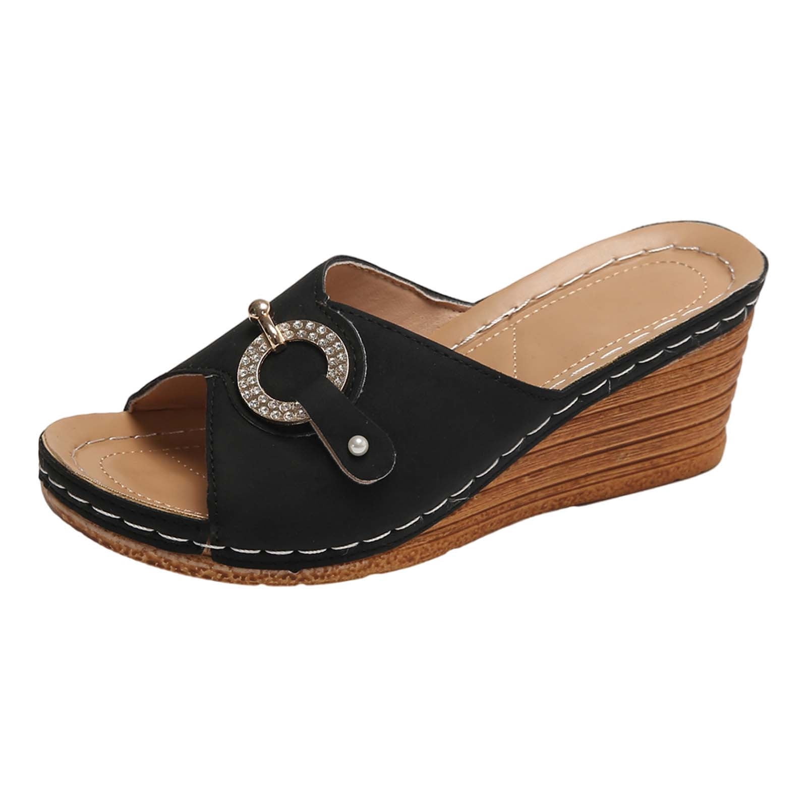 Toe Wedges Heels Sandals main image 0