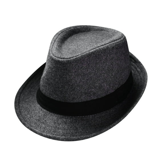NOKIO Wide Brim Fedora Hats for Women Mens Felt Fedora Hats Unisex Classic 20s Trilby Fedora Hat with Band Casual Jazz Cap Manhattan Men And Women Retro Jazz Hat British Sun Hat Travel Sun Hat