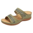thumbnail image 1 of NOKIO Women Comfortable Orthopedic Sandals with Arch Support Wedge Sandals Comfortable Walking Sandals Women's Slippers Shoes Wedges Fashion Sandals Strap Sandals Summer Shoes For Women, 1 of 7