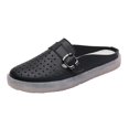 thumbnail image 1 of NOKIO Women Flat Shoes Casual Hollow Out Beach Slippers Summer Breathable Lightweight Slip On Sandals Women's Round Toe Low Top Solid Color Hollow Breathable Flat Shoes Casual Shoes, 1 of 4