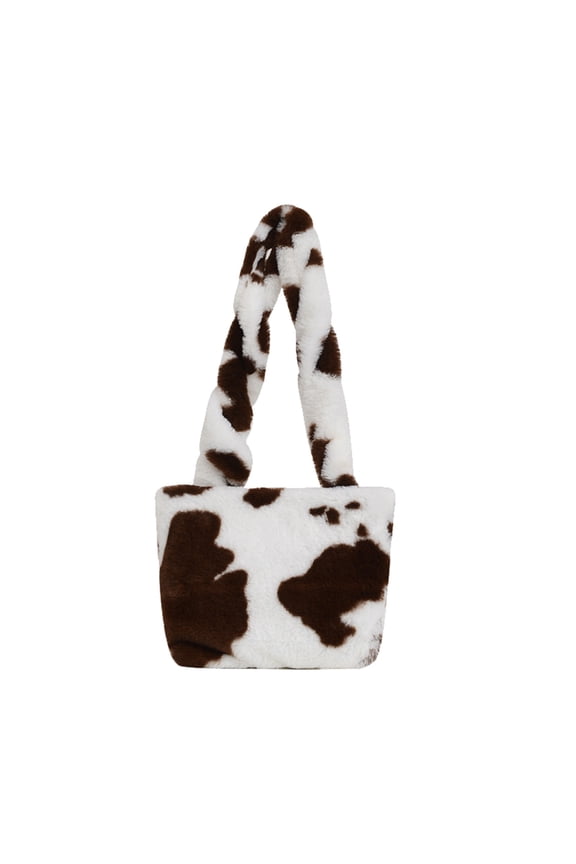 Women Purses and Handbags Fluffy Furry Tote Bag Large Fuzzy Bag Cute Plush Bag Zipper Women Girl Faux Fur Shoulder Handbag Purse for Autumn and Winter Messenger Tote Bag for Ladies