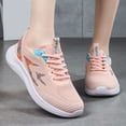thumbnail image 1 of NOKIO Women Running Shoes Athletic Tennis Sneakers Lace Up Mesh Lightweight Breathable Walking Workout Jogging Gym Non Slip Mesh Outdoor Women Shoes Soft Sole Sport Shoes, 1 of 4