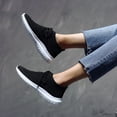 thumbnail image 1 of NOKIO Women Running Shoes Lightweight Breathable Slip on Sneakers Casual Comfortable Workout Shoes Athletic Gym Tennis Walking Shoes Breathable Lace-Up Sneakers Running Sports Shoes, 1 of 6