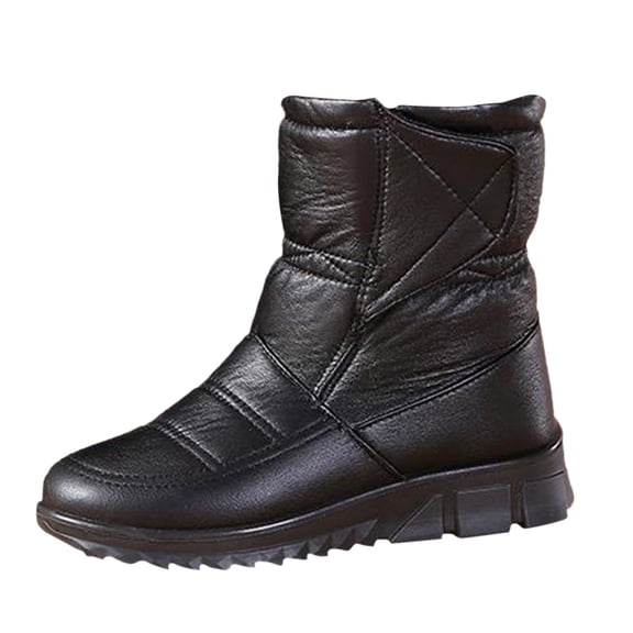 NOKIO Women'S Ankle Snow Boots Women'S Cozy Snow Boots Women Snow Boots Warm Winter Waterproof Fashion Casual Boots Female Stylish Velvet Mules Women'S Snow Boots With Rubber Soles