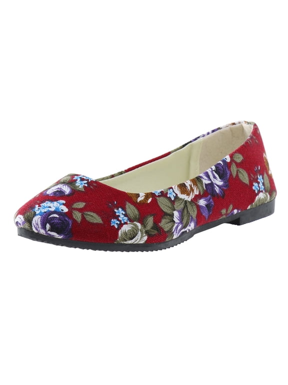 Women'S Ballet Flats Comfortable Women'S Flats Women Casual Shoes Autumn And Winter Fashion Comfortable Lightweight Rose Color Pointed Toe Flat Women'S Flat Pumps