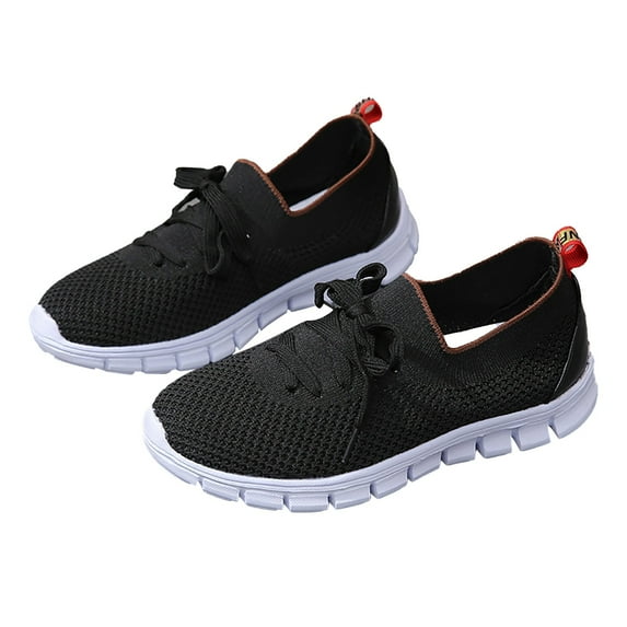 NOKIO Women'S Breathable Sneakers Women'S Arch Support Active Sneakers Women'S Modern Sports Sneakers Women's Summer Mesh Breathable Low Heel Large Lace Up Single Shoes Casual Shoes