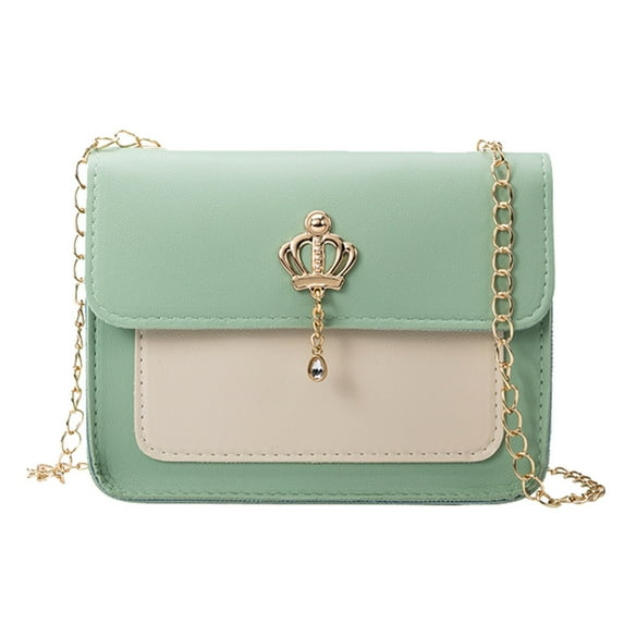NOKIO Women'S Chain Strap Bag, Ladies' Color Block Bag, Crossbody Bag, Casual Crossbody Bag, Crossbody Clutch Women's Fashion Casual Messenger Crossbody Bag Handbag Tote Single Shoulder Bags