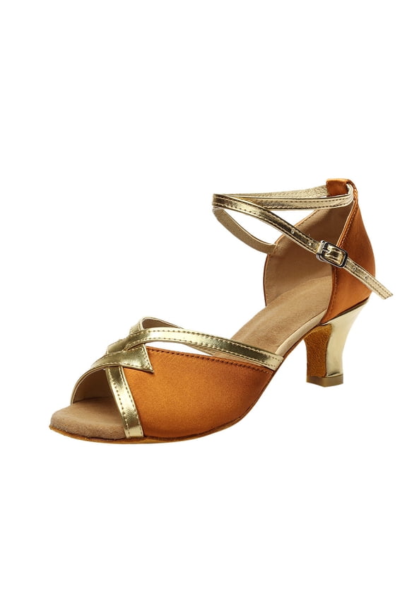 Women'S Dress Sandals Women'S Buckle Sandals Designer Women'S Slide Sandals Women's Solid Fashion Rumba Waltz Prom Ballroom Latin Salsa Dance Shoes Sandals