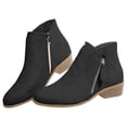 thumbnail image 1 of NOKIO Women'S Fashionable Short Boots Women'S Casual Chic Ankle Boots Minimalist Side Zipper Boots For Women Ankle Boots Short Boots Single Shoes For Ladies Casual Shoes Women'S Designer Short Boots, 1 of 5