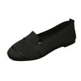 thumbnail image 1 of NOKIO Women'S Flats Dressy Trendy Women'S Penny Loafers Ladies Fashion Solid Color Breathable Knitted Mesh Flat Casual Single Shoes Affordable Women'S Flat Loafers Women'S Flat Shoes, 1 of 9