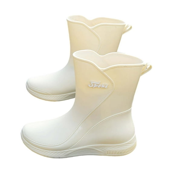 NOKIO Women'S Trendy Waterproof Rubber Booties Short Waterproof Galoshes For Women Women's Rain Slip Casual Shoes Short Ankle Boots Outdoor Fashion Women's Casual Shoes Women'S Ankle Rain Boots