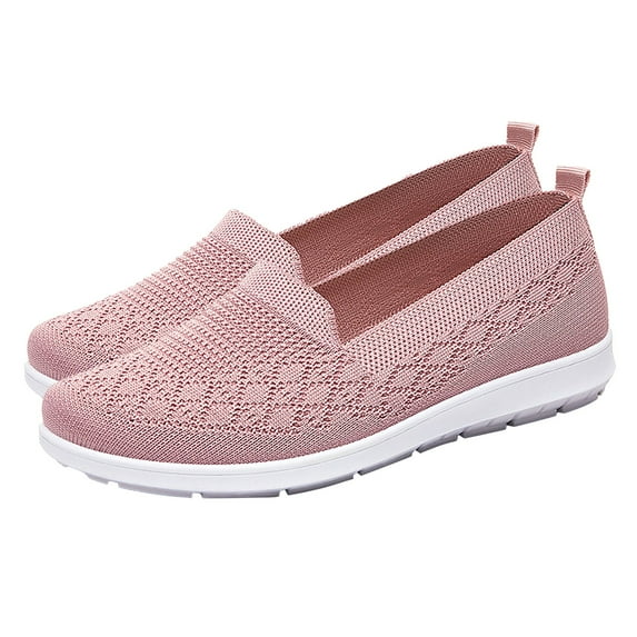 NOKIO Women'S Walking Shoes Women'S Breathable Sneakers Women'S Flexible Athletic Shoes Women'S Casual Athletic Shoes Women's Summer Soft Flat Bottom Comfortable And Breathable Casual Shoes