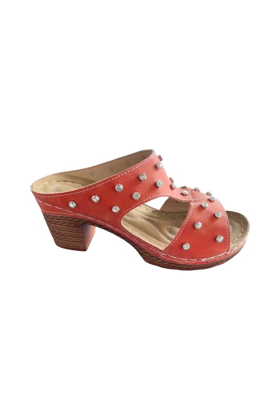 Women’s 2025 Summer Two-Strap Ankle Sandals Adjustable Low Block Heel Slides - Backless Mule Design for Beach Walking, Travel & Everyday Comfort