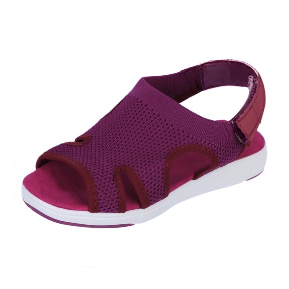 NOKIO Women's Breathable Orthopedic Sandals Comfortable Walking Tennis Shoes Sandals Arch Support Wide Fit Plantar Fasciitis Sport Athletic Hiking Outdoor Active Summer Dressy Soft Mat Sandals