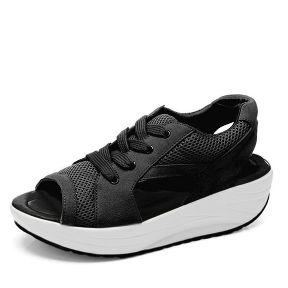 NOKIO Women's Breathable Orthopedic Sandals Comfortable Walking Tennis Shoes Sandals Arch Support Wide Fit Sport Athletic Hiking Outdoor Active Summer Dressy Soft Sandals Running Shoes