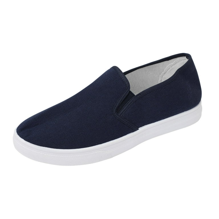 NOKIO Women's Canvas Casual Shoes Flat Comfortable Slip-On