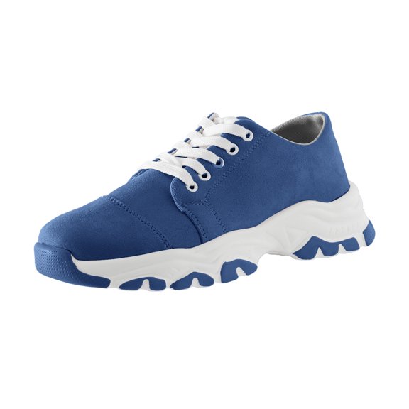 NOKIO Women's Casual Hiking Shoes Comfortable Walking Shoes 𝖫a𝖼e Up Platform We𝖽ge Shoes Lightweight Non-S𝗅ip Fitness Shoes Breathable Work Shoes for Back to College