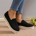 thumbnail image 1 of NOKIO Women's Casual Simple Slip-On Platform Shoes Low Fashion Sneakers Wide Toe Box Slip On Shoes for Women | Business Casual Shoes for Women Trendy Fashion Sneakers Lightweight Loafers Shoes, 1 of 5