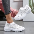 thumbnail image 1 of NOKIO Women's Crystal Rhinestone Summer Shoes Breathable Sports Shoes Women's Mesh Flying Woven Sneakers Women's Athletic Walking Shoes Slip On Casual Mesh-Comfortable Tennis Workout Sneakers, 1 of 7