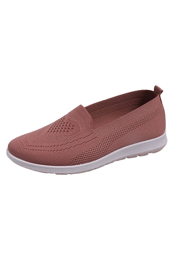 Women's Flats Shoes Mesh Knit Flat Dressy Slip on Business Casual Shoes Women Casual Shoes Fashion Simple Soild Color Spring And Summer New Pattern Flat Comfortable Non Slip Light Shoes
